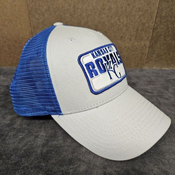 Kansas City KC Royals Emboidered Patch Snapback Trucker Hat by Fan Favorite - Picture 3 of 12